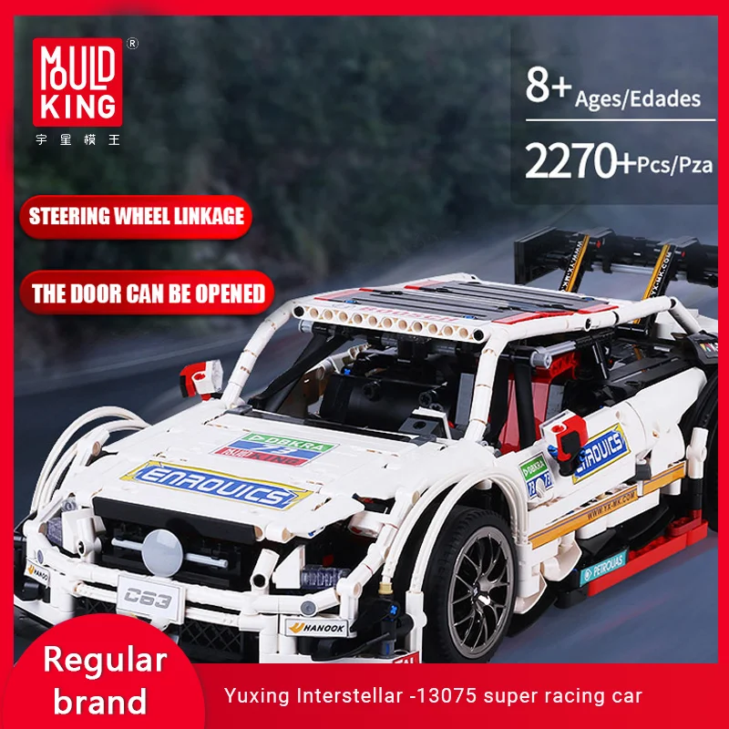 

Высокотехнологичные строительные блоки MOULD KING MOC13075, супер гоночные строительные блоки, игрушки для взрослых и детей, сборка «сделай сам», по...