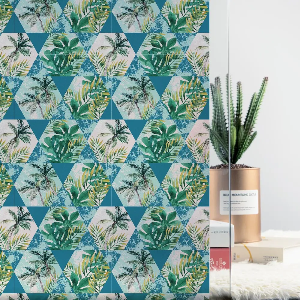 P 45x200cm 90*200 см статическая оконная наклейка стеклянная пленка уединение домашний декор декоративная витражная плёнка на стекла, окна - Цвет: P 45x200cm
