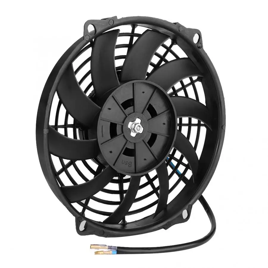 Автомобильный конденсаторный вентилятор с изогнутым лезвием 24 В 9 дюймов