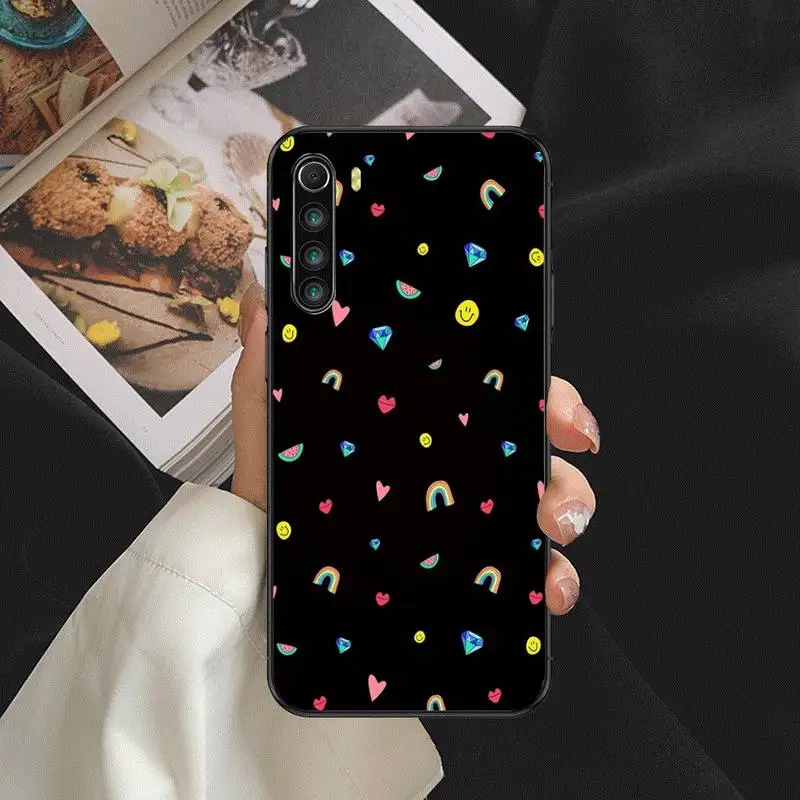 

Cute pattern stitching Phone Case For Redmi note 4 9 6a 4x 7 5 8t 9 plus pro Cover Fundas Coque