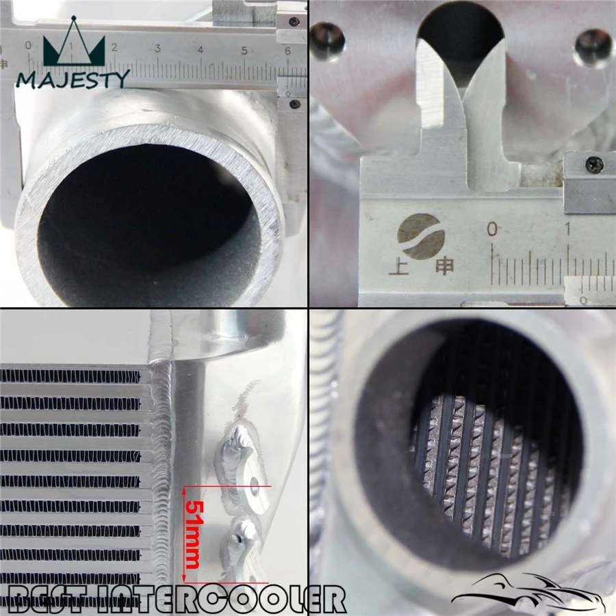 Интеркулер с боковым креплением для VW 02 05 JETTA Golf GTI MK4 1 8 t Turbo kit|mount intercooler|side mount