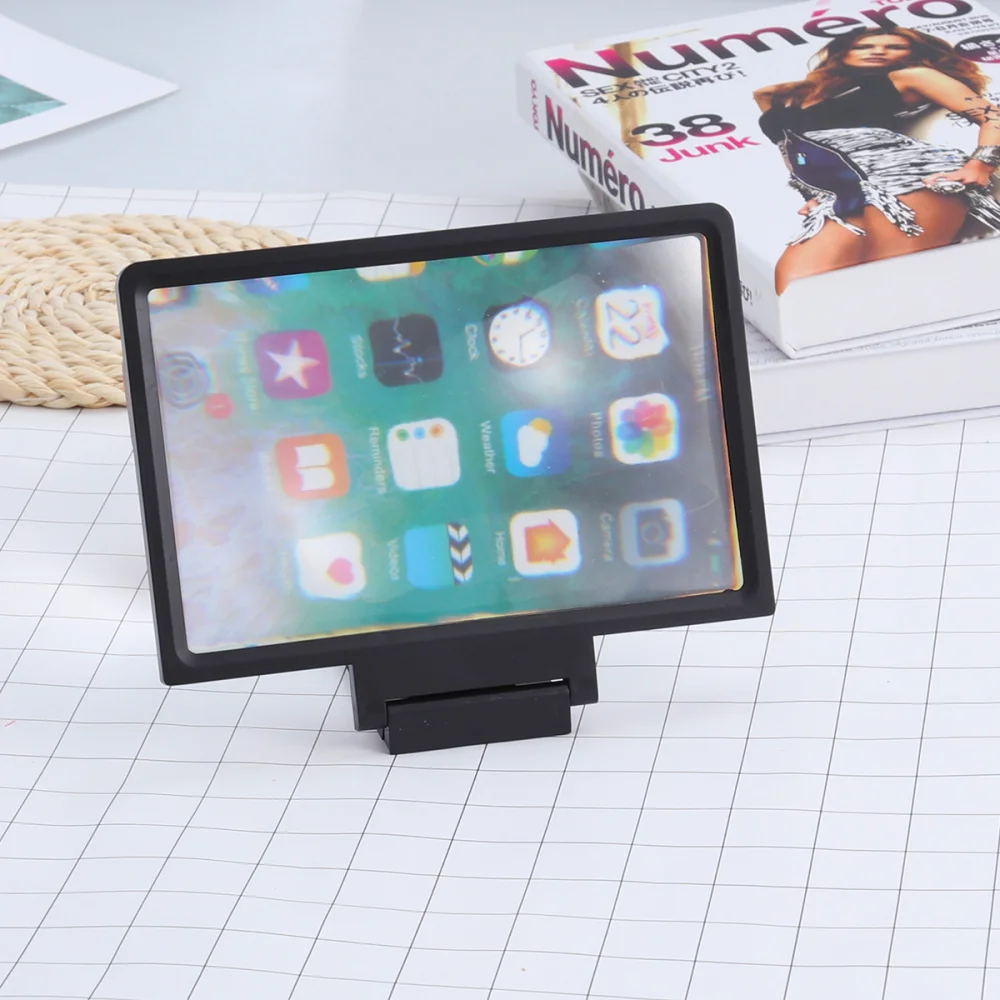 Универсальный экран Лупа сотовый телефон HD видео усилитель с складной