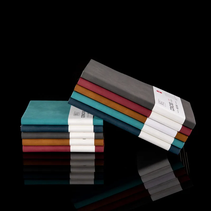 Блокнот в деловом стиле с индивидуальным логотипом из овечьей кожи A5 блокнот для