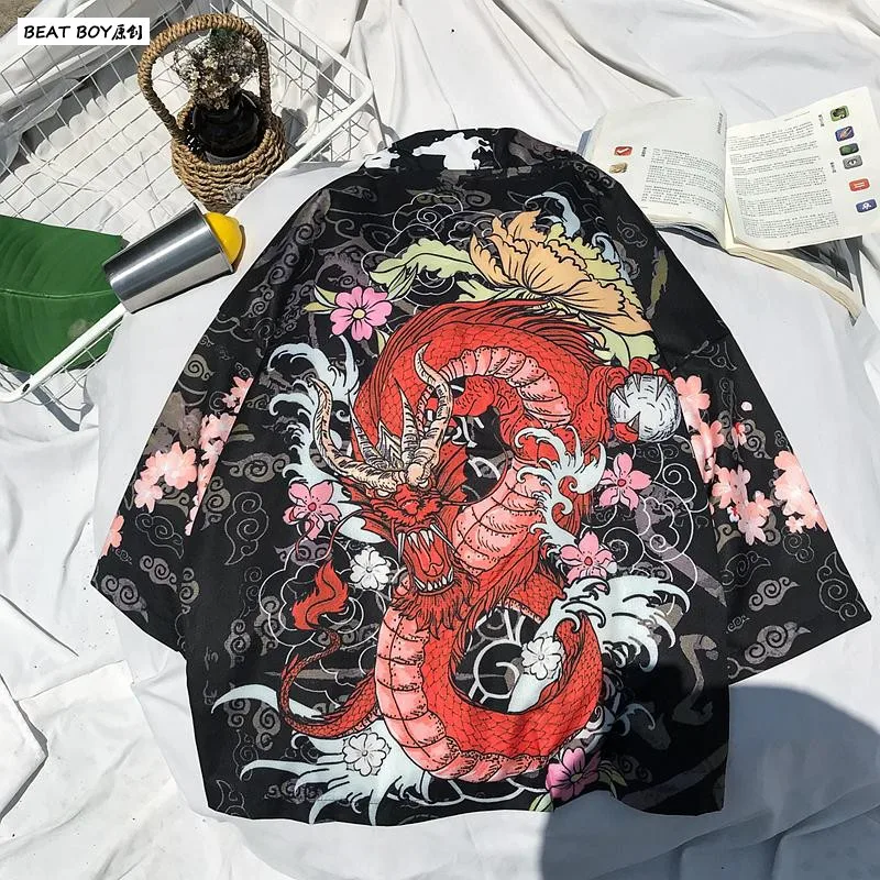 Традиционное японское кимоно для женщин и мужчин юката короткий халат в японском