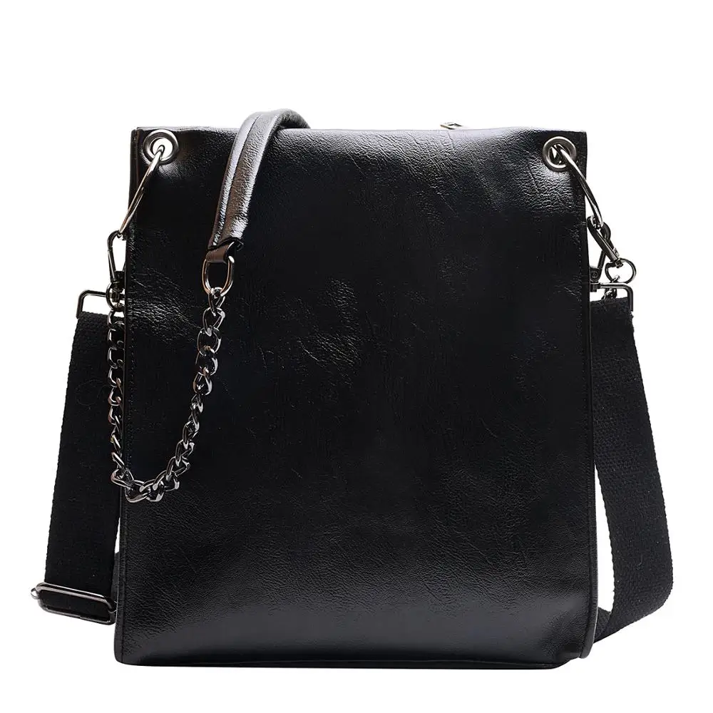 

PU Leather Large capacity Crossbody Bags For Women 2020 Trend Solid color Shoulder Handbags Female Branded Totes Lady Hand Bag