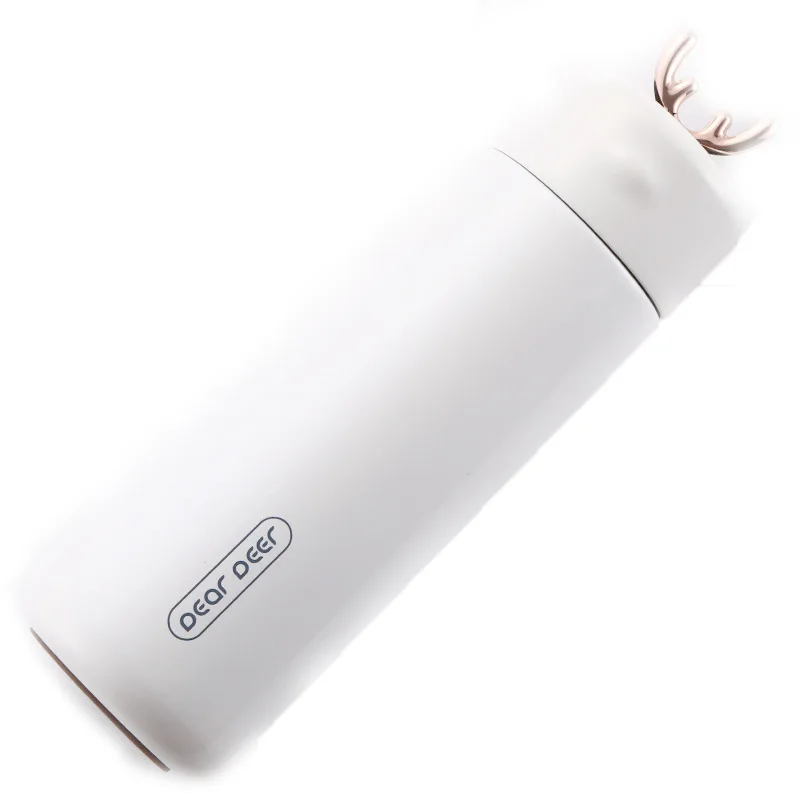 450 мл термосы с тепловым дисплеем милый олень из нержавеющей стали My Hot Water Bottle