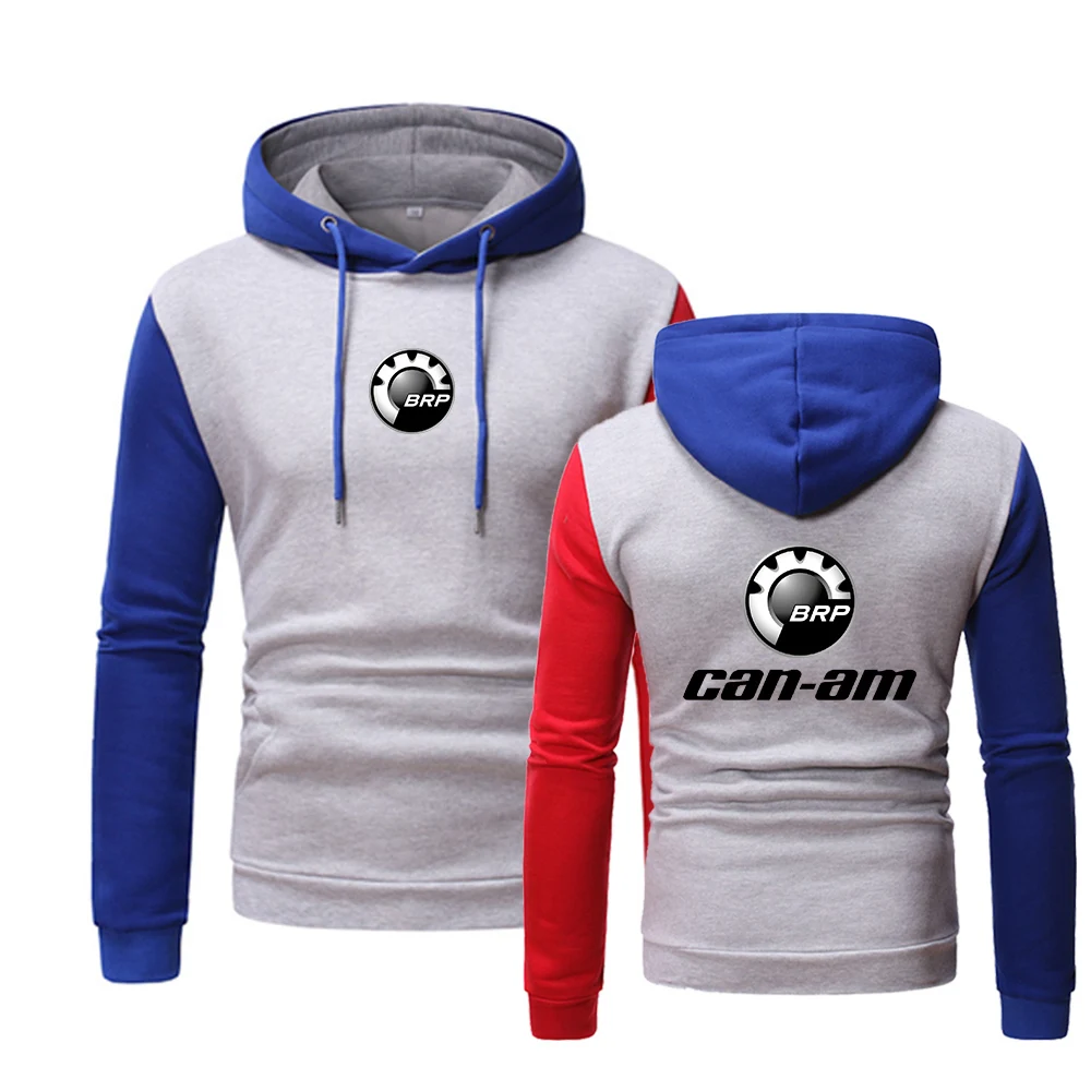 

2021 CAN-AM BRP Logo Men Woman Pullover Hoodies Camouflage Sleeve Jacket Hoody Winter Fleece Popular Sweatshirts