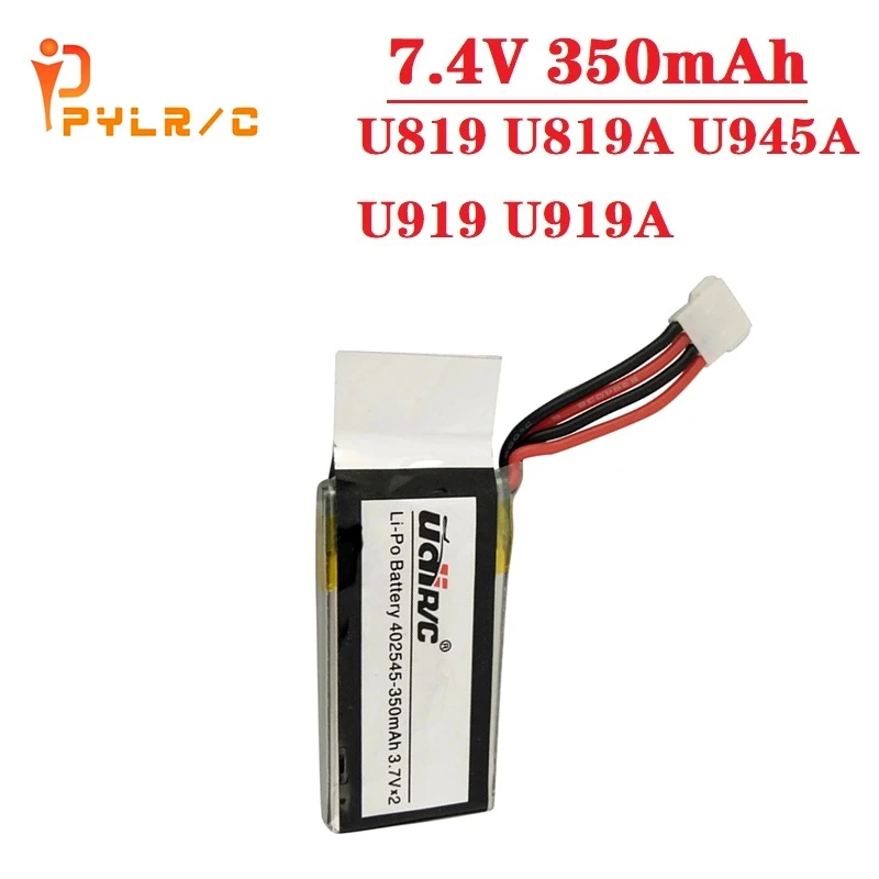 

7.4V 350mAh Lipo Battery 402545 2S for UDI U819 U819A U945A U919 U919A RC Helicopter 3D Flip Drone RC Quadcopter Spare Parts