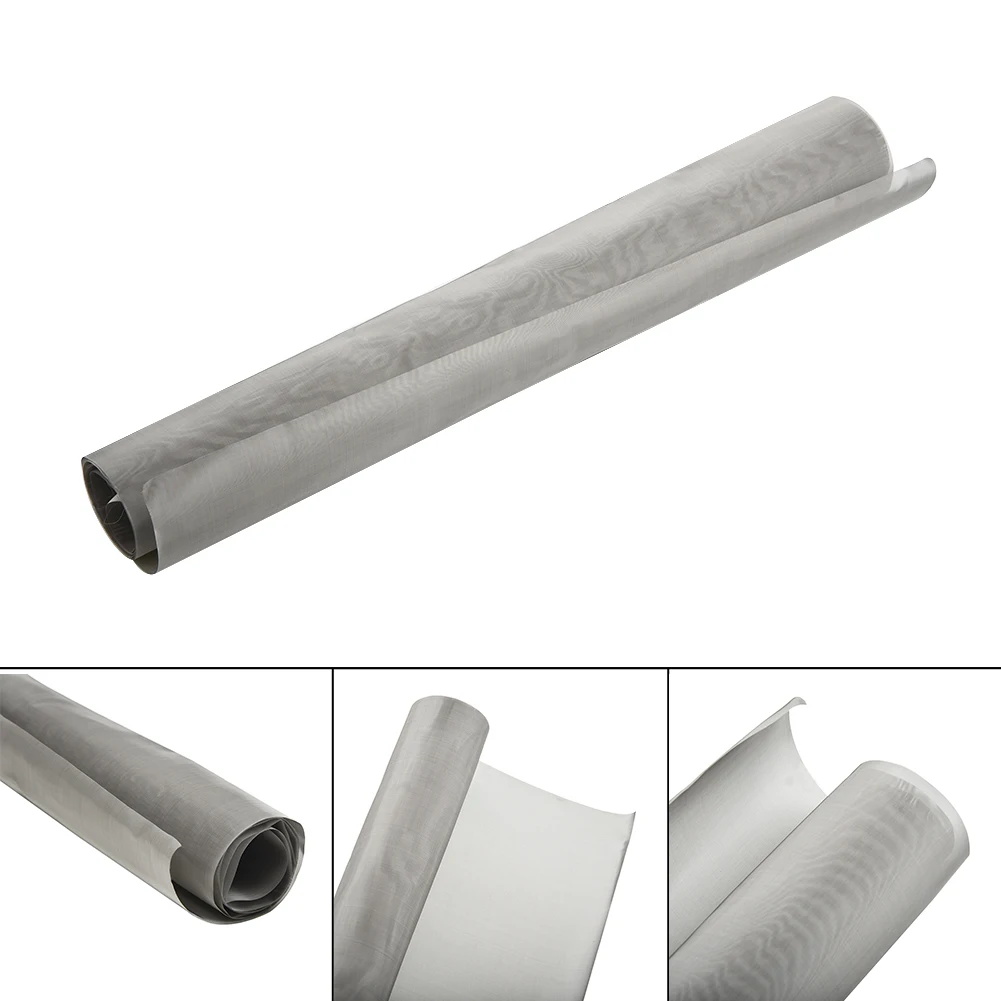 

1pcs 200 Mesh Metal Pollen Dry Ice Filtration Woven Wire Screen 12x24 30x60cm