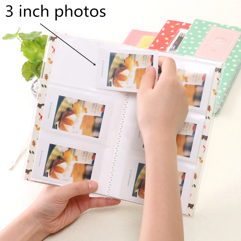 Qianyun 84 кармана 3-дюймовый фотоальбом для FujiFilm Instax Mini Polaroid семейные друзья экономия