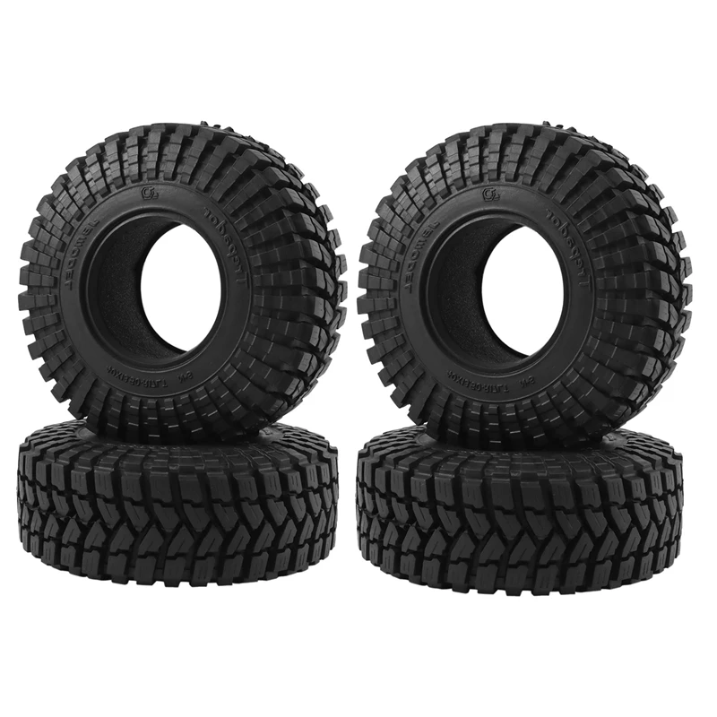 

4PCS 110MM 1.9 Rubber Wheel Tires Tyre for 1/10 RC Crawler Car Axial SCX10 90046 SCX10 III AXI03007 Traxxas TRX4 D90