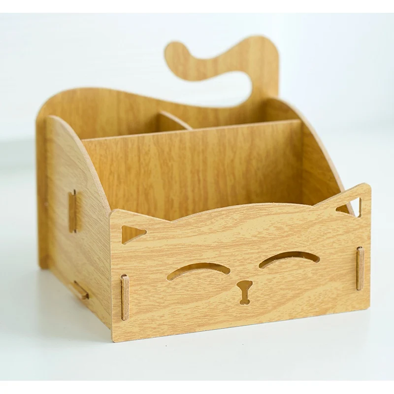 DIY пенал для ручек Творческий Корея коробка хранения рабочего мультфильм