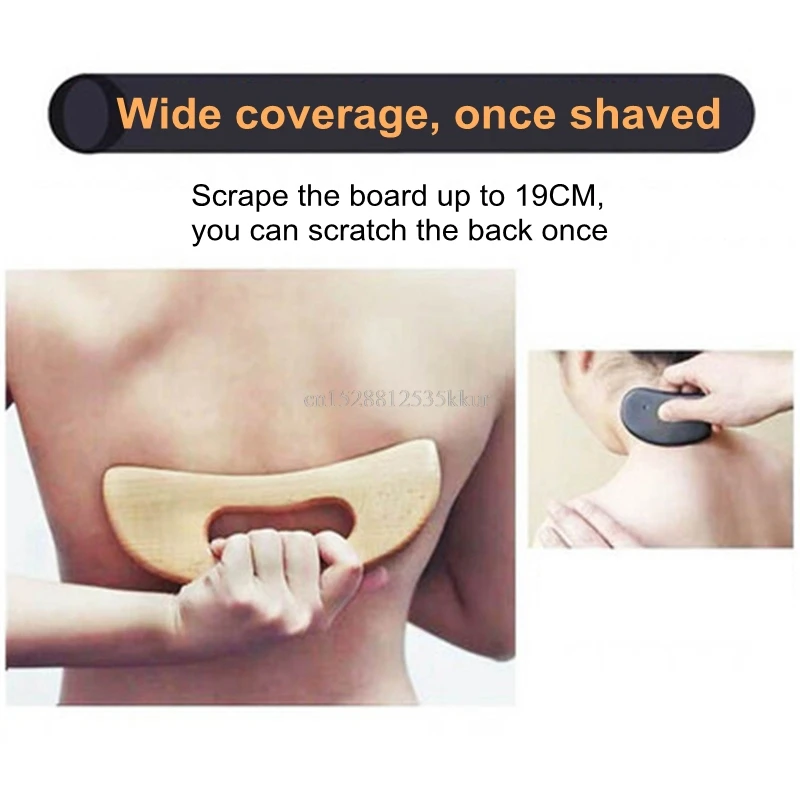 Деревянный скребок для мышечной Fascia Guasha массажер ослабление меридиан сухожилия