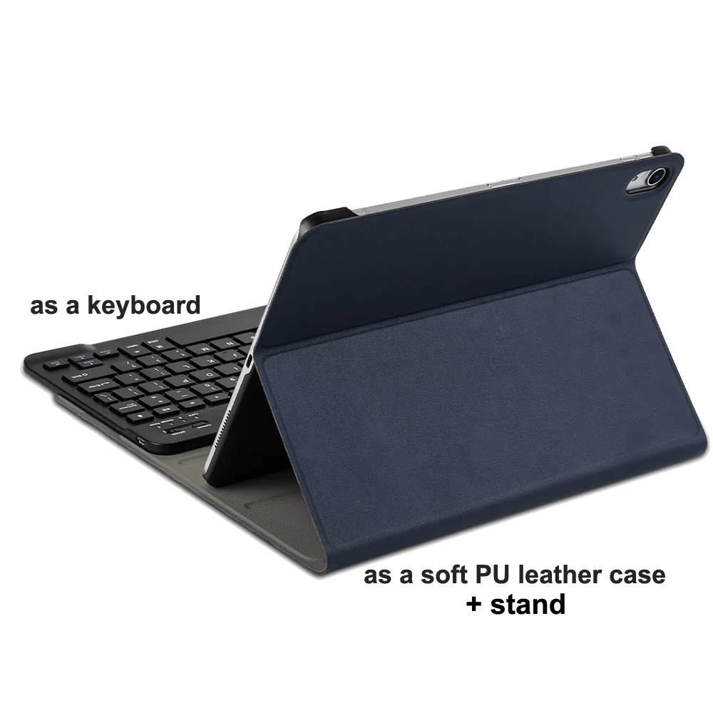 Для нового 2018 iPad Pro 11 дюймов Чехол клавиатура с беспроводной bluetooth pu Кожаный чехол