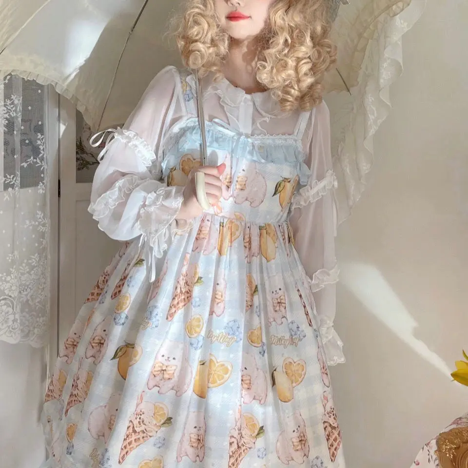 

Платье на бретельках с завышенной талией и юбкой-пачкой, Y2k