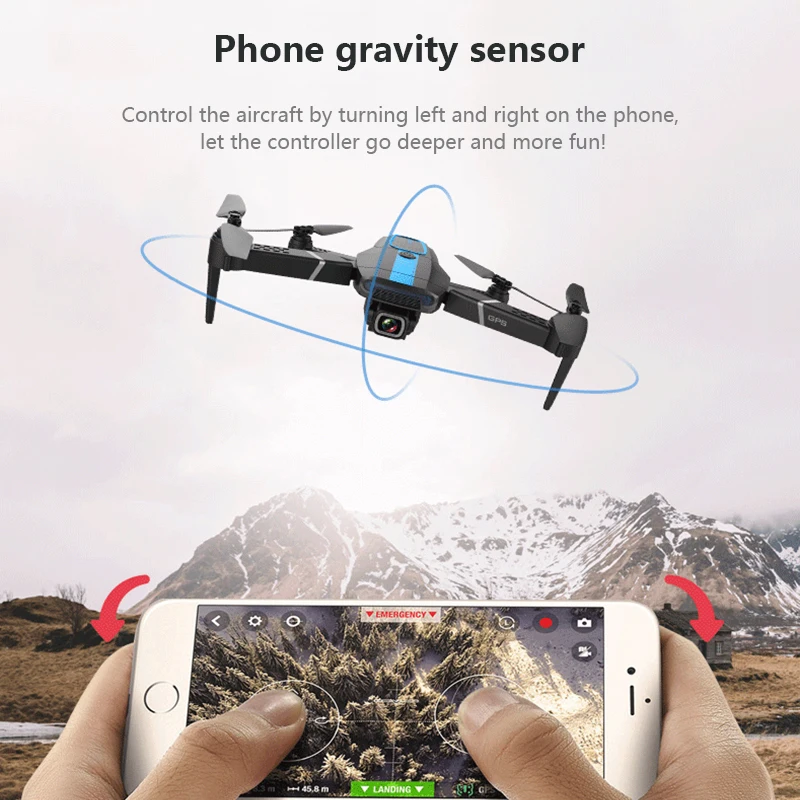 Фото Дрон gps 5G wifi и 4K HD широкоугольная камера FPV Drone X Pro Квадрокоптер поддерживает мой с Дрон gps 5G wifi и 4K HD широкоугольная камера FPV Drone X Pro Квадрокоптер поддерживает мой с