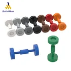 BuildMOC, совместимые сборы из частиц, 2496, маленькие двойные колеса, строительные блоки, детали, сделай сам, электрические развивающие Подарочные игрушки