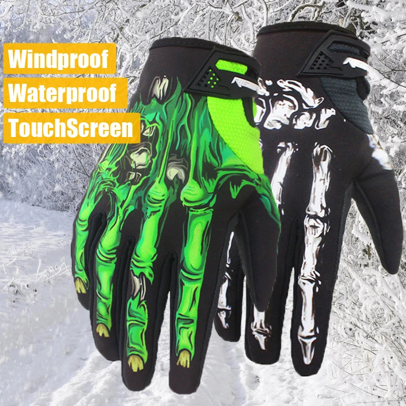 

Cycling Gloves Full Finger Windproof Men Women Thermal Warm Motorcycle Touch Sreen Glove MTB Road Bicycle Guantes Ciclismo