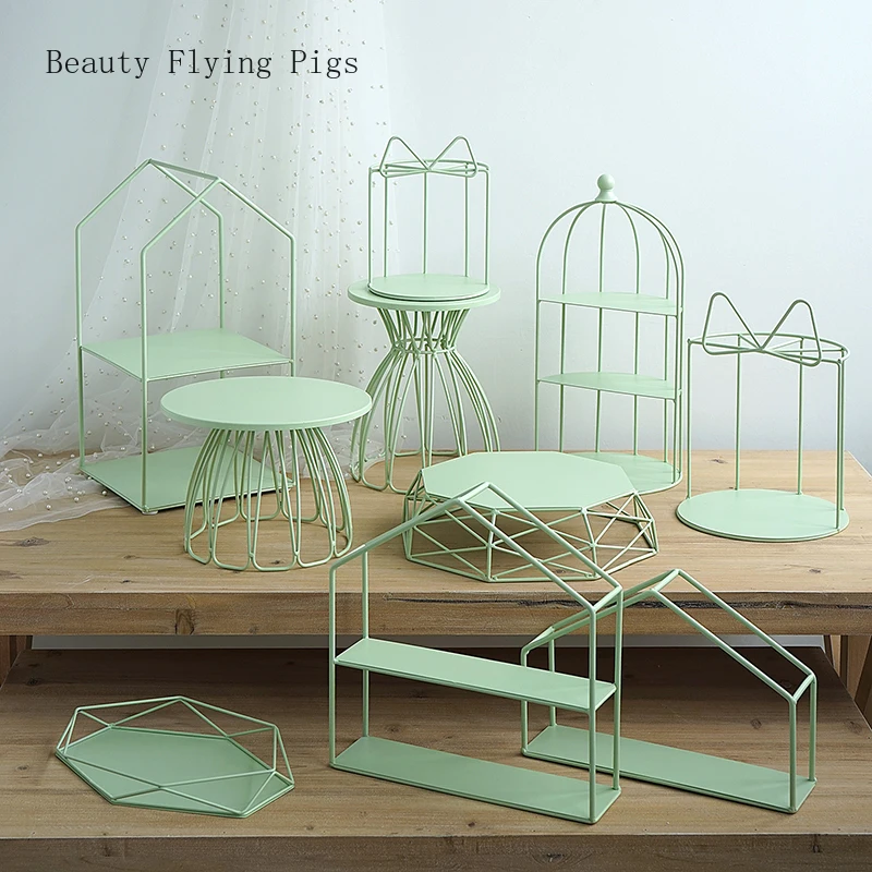 Прямая продажа Новый Лесной Отдел свежий зеленый торт стенд сочетание шикарный