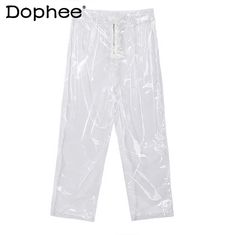 

Всесезонные новые модные брюки для женщин, Элегантные повседневные прозрачные брюки, облегающие универсальные укороченные брюки для похуд...