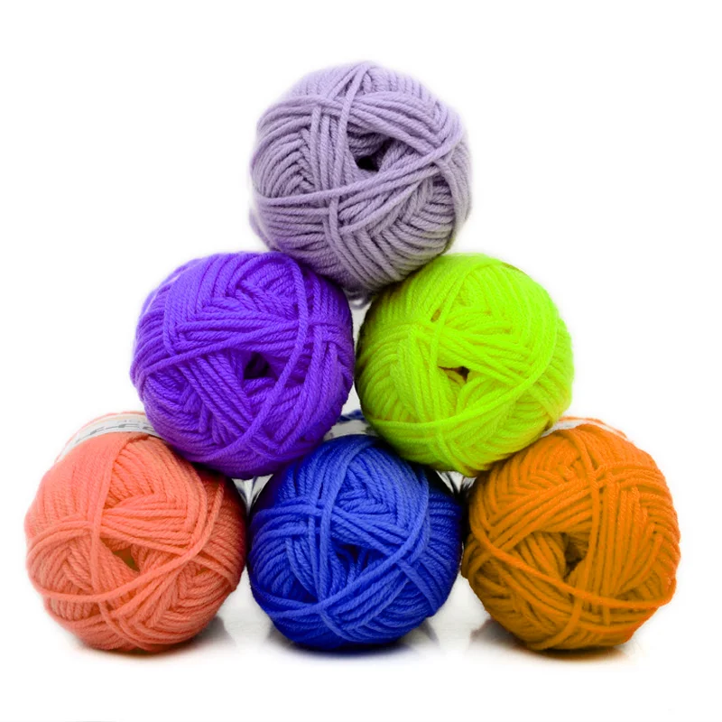 2020 Высокое качество Детские хлопок кашемир пряжа для ручная вязка крючком