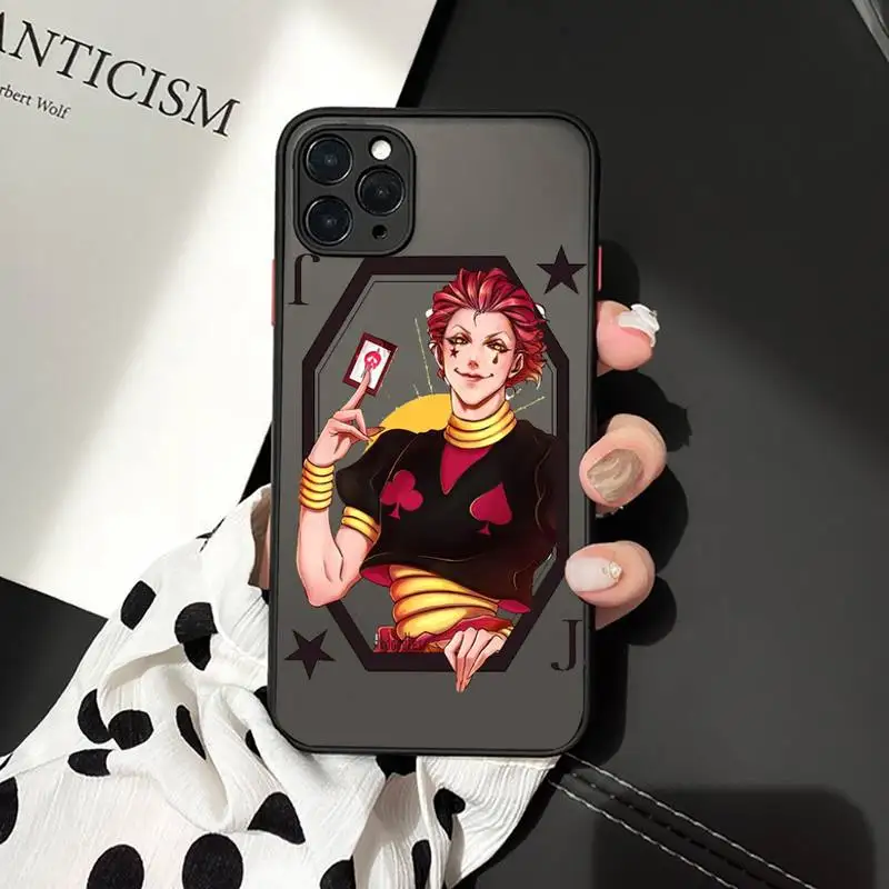 

Hisoka Anime Hunter X hunter Phone Case For iphone 12 11 8 7 plus mini x xs xr pro max matte transparent cover