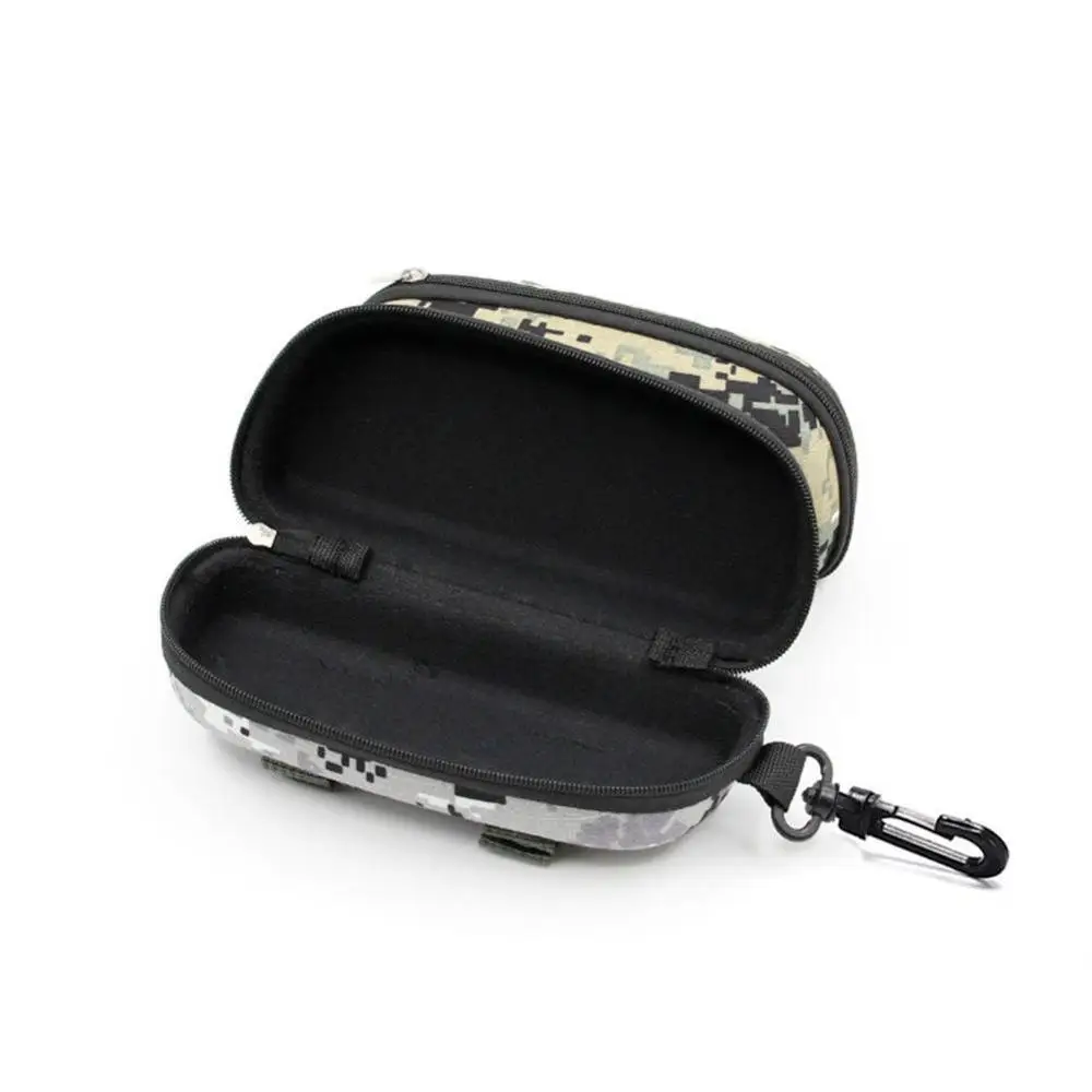Тактическая портативная коробка для солнцезащитных очков EVA камуфляжная Молле
