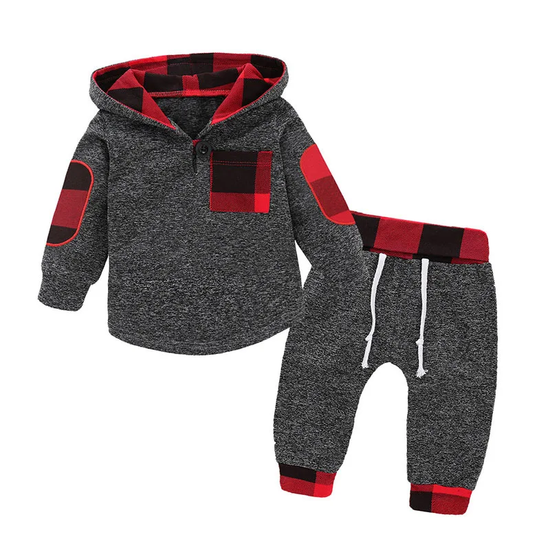 Newborn Baby Girls Clothes 2019 Autumn Boys Hoodies+Pants 2pcs Outfit Suit Costume Infant Clothing For Sets |