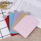 Карманное мини-зеркало на заказ, небьющееся портативное зеркало из нержавеющей стали, элегантные вечерние