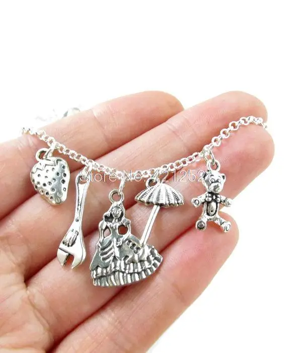 

Серебряное ожерелье с подвеской в виде персонажа Kaylee 12 шт./лот