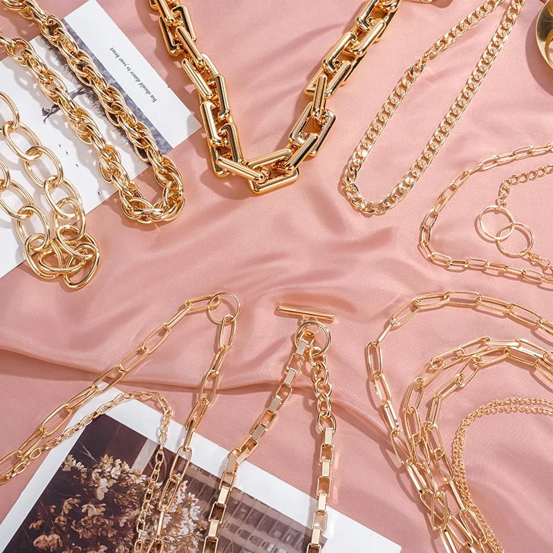 Панк Майами кубинское колье ожерелье воротник массивное хип хоп большое