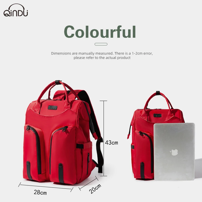 Сумка для подгузников рюкзак с большой вместительностью водонепроницаемая