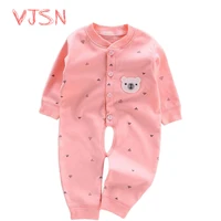 baby clothes pure cotton open file design romper toddler girl boy jumpsuit pajamas climbing clothes no season cartoon 0 20m