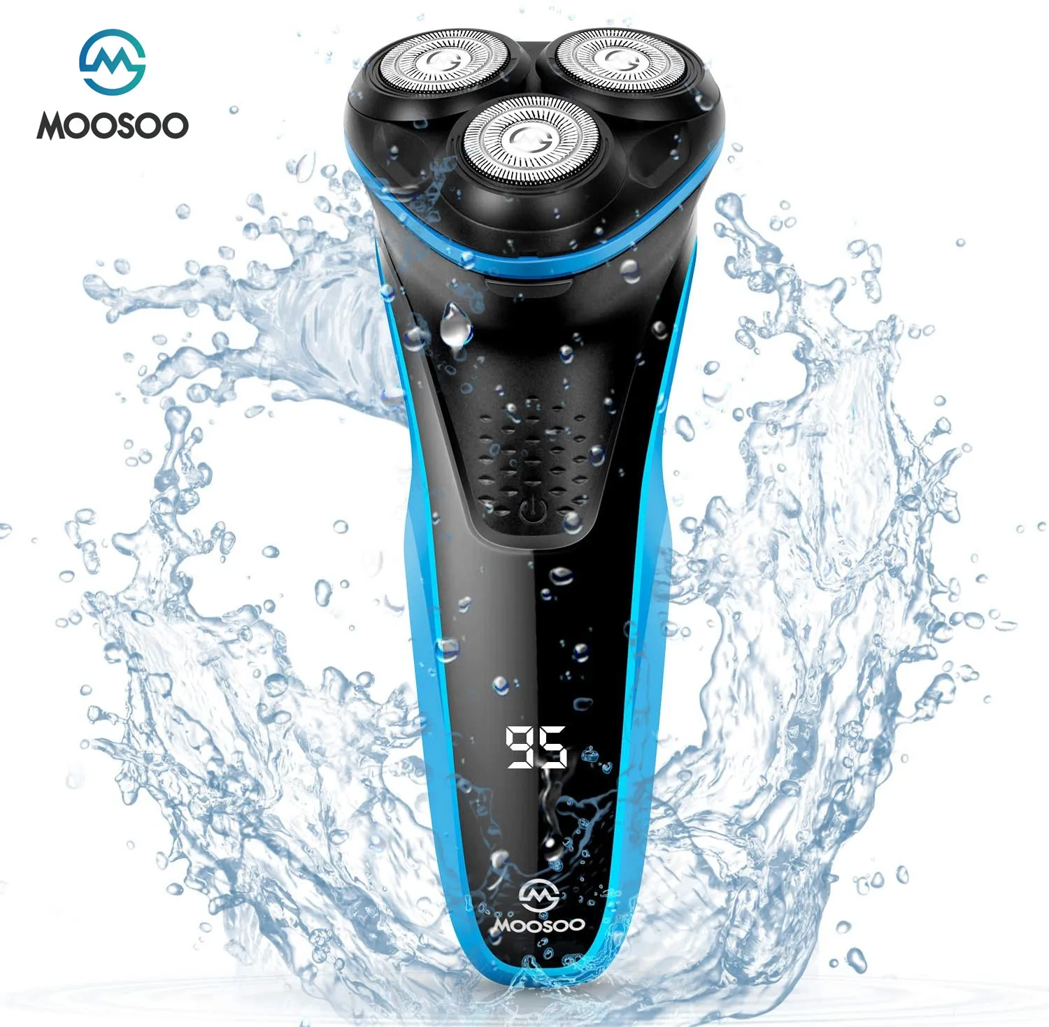 

MOOSOO G2 Electric Shavers for Men Wet Dry Mens Razor with Pop-up Trimmer for Travel Electric Razor for men Beard Shaver Razor