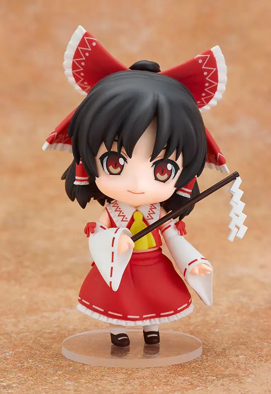 

TouHou проект милый Hakurei Reimu модель 74 # Q версия ПВХ кукла Фигурка Игрушки украшение автомобиля 10 см