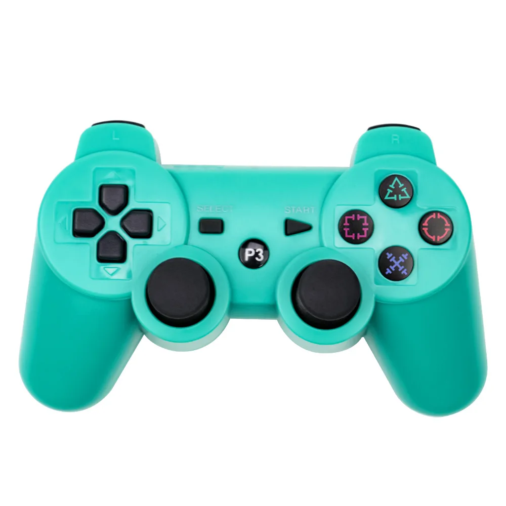 Gamepad Wireless Bluetooth Joystick For PS3 Controller Wireless Console For Sony Playstation 3 Game Pad Games Accessories - Цвет: Зеленый