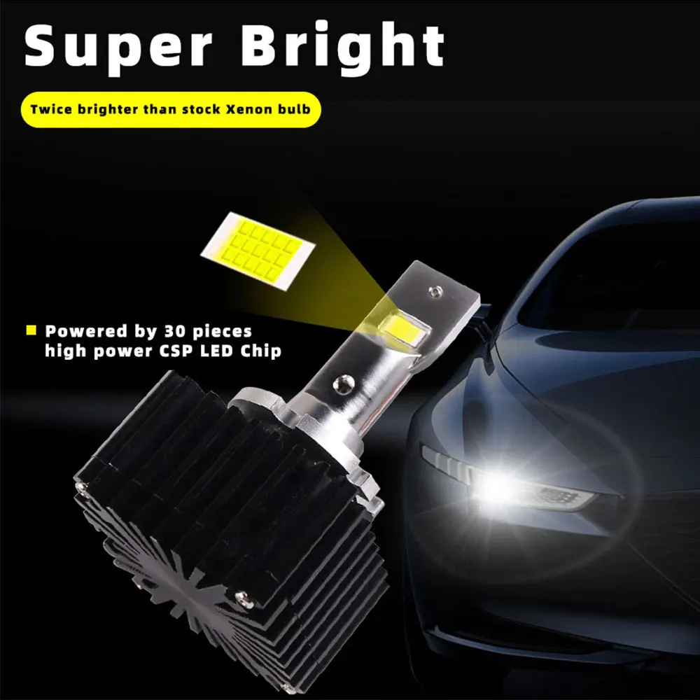 D2S светодиодный ная лампа D2R фары автомобиля прямое подключение Plug Play к