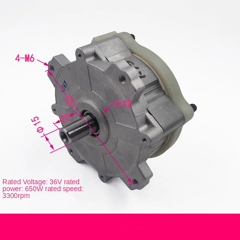 

3300rpm 36V 550W high power brushless lawn mower motor DIY wind generator boat propeller