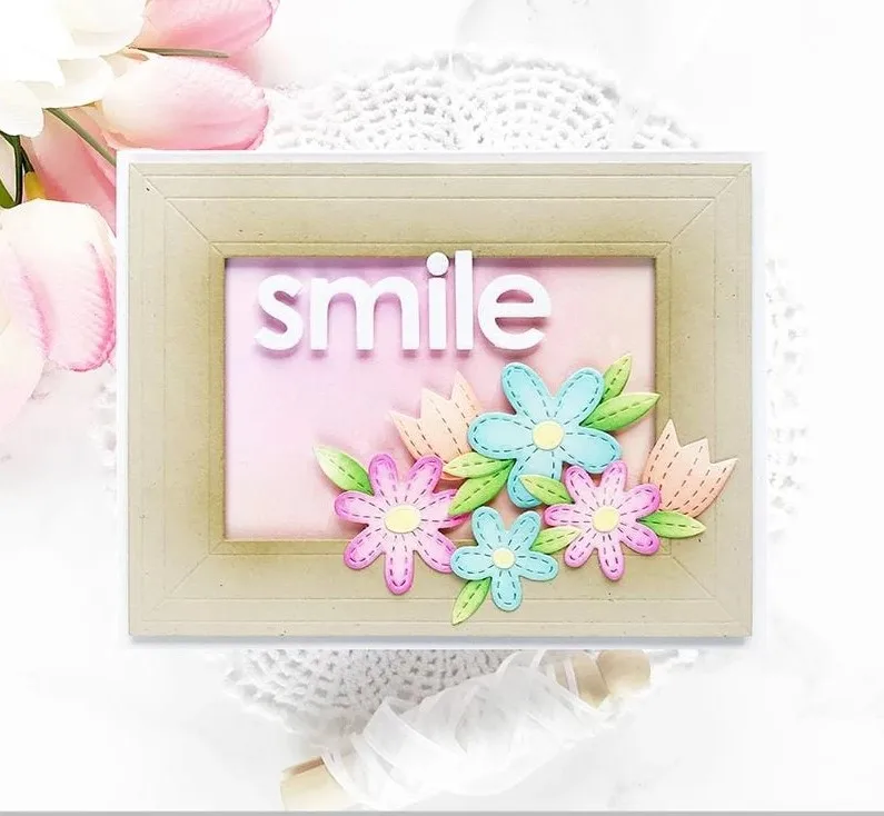 

New Design Frame Metal Cutting Dies Stencil Scrapbooking Photo Album Card Paper Embossing Craft DIY