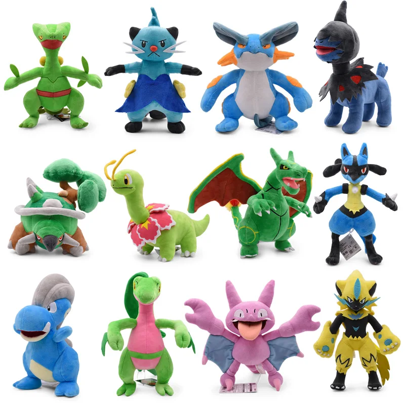 Takara Tomy Аниме Покемон кукла Torterra Snorlax Zeraora Rayquaza Charizard мультфильм чучела Peluche