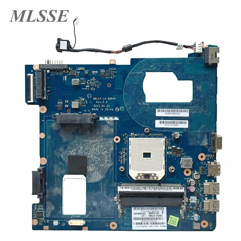 Материнская плата для ноутбука Samsung NP365E5C NP355V5C материнская LA 8864P BA59 03399A 100%