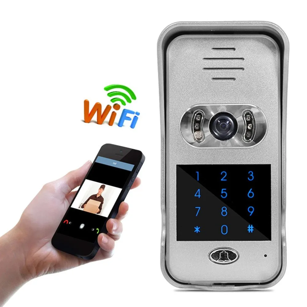 TL-WF02 wifi беспроводной дверной звонок 6 светодиодный ИК Видео дверной звонок Домофон Система цифровой камеры монитор безопасности водонепроницаемый