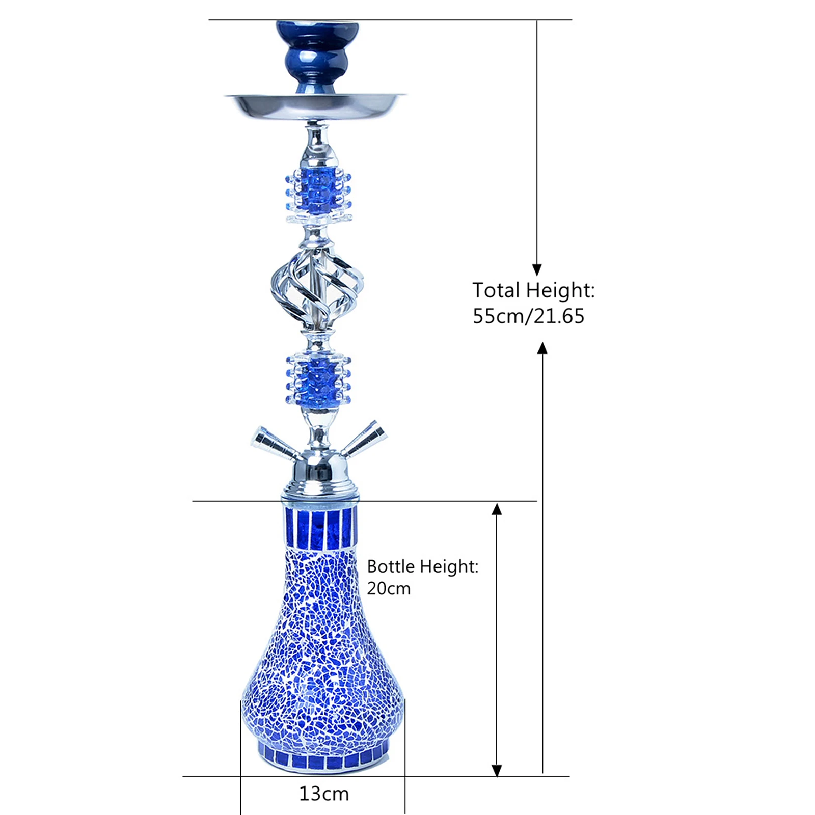 

Hookah Shisha Cup Sheesha Smoking Accessories Nargile for Shisha Hookah Set Double Smoke Pipe Shisha