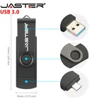 USB-флеш-накопитель JASTER, металлический, usb 3,0, OTG, 16 ГБ, 32 ГБ, 64 ГБ, 128 ГБ