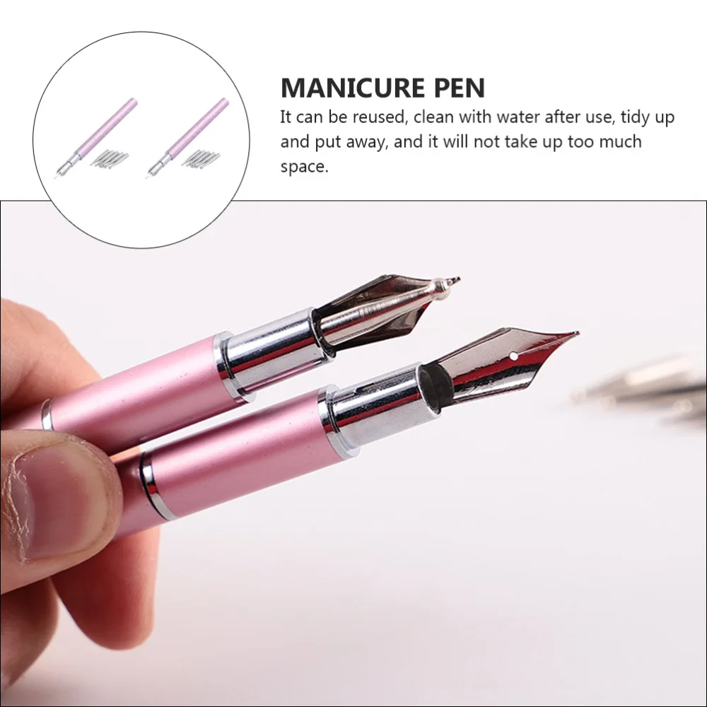 

2 Sets Manicure Drawing Tool Nail Art Painting Pens Set Nail Art Pen Accessories