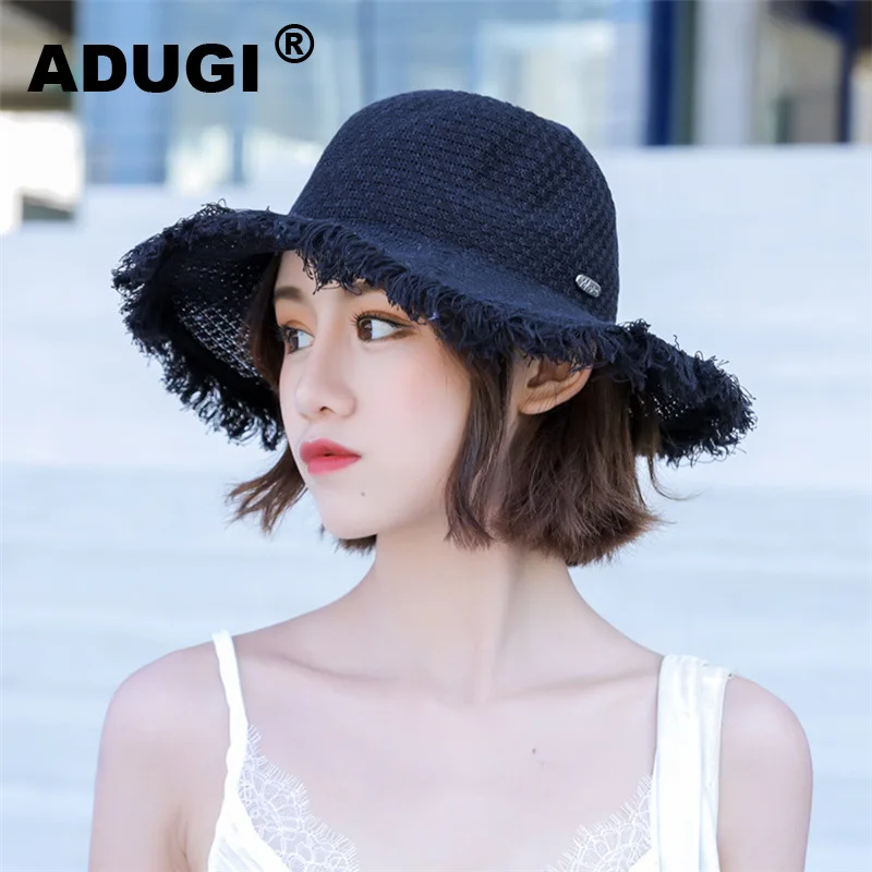 ADUG шляпа от солнца Женская японская литературная дикая Весенняя и летняя