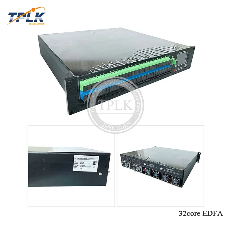 2U/80 Вт 32 порта 14/19/20/23 дБм с WDM CATV EDFA 1310/1490/Нм волоконно-оптический усилитель SC/APC-SC/UPC