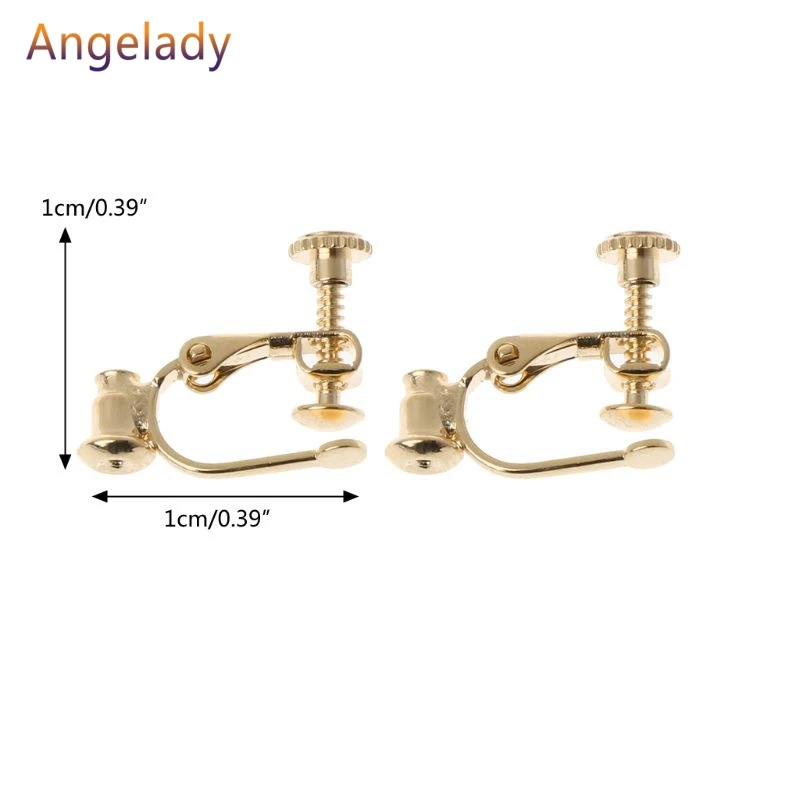 1 пара сережек сделай сам для ушей без пирсинга превратите любую шпильку в клипсу