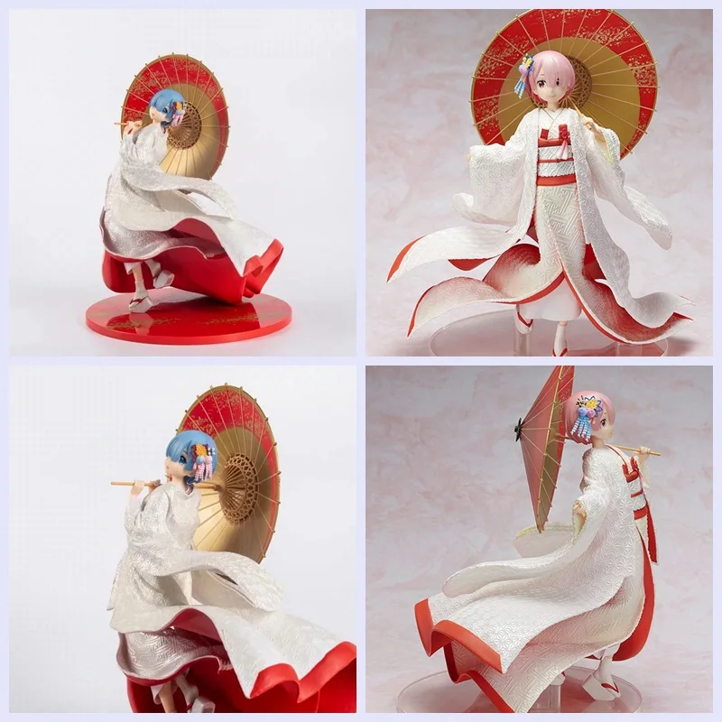 29 см F:NEX Re: жизнь в другом мире от нуля Ram/Rem Shiromuku Ver. Коллекционная экшн фигурка из