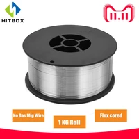 hitbox mig wire flux for soldering welding 0 8mm 1kg no gas weld wires iron steel mag consumable e71t gs accessories